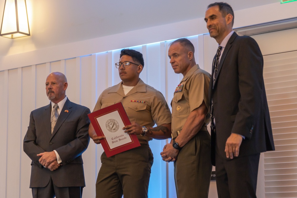 Camp Pendleton Marines and Sailors recognized during Heroes of Oceanside and Camp Pendleton Luncheon