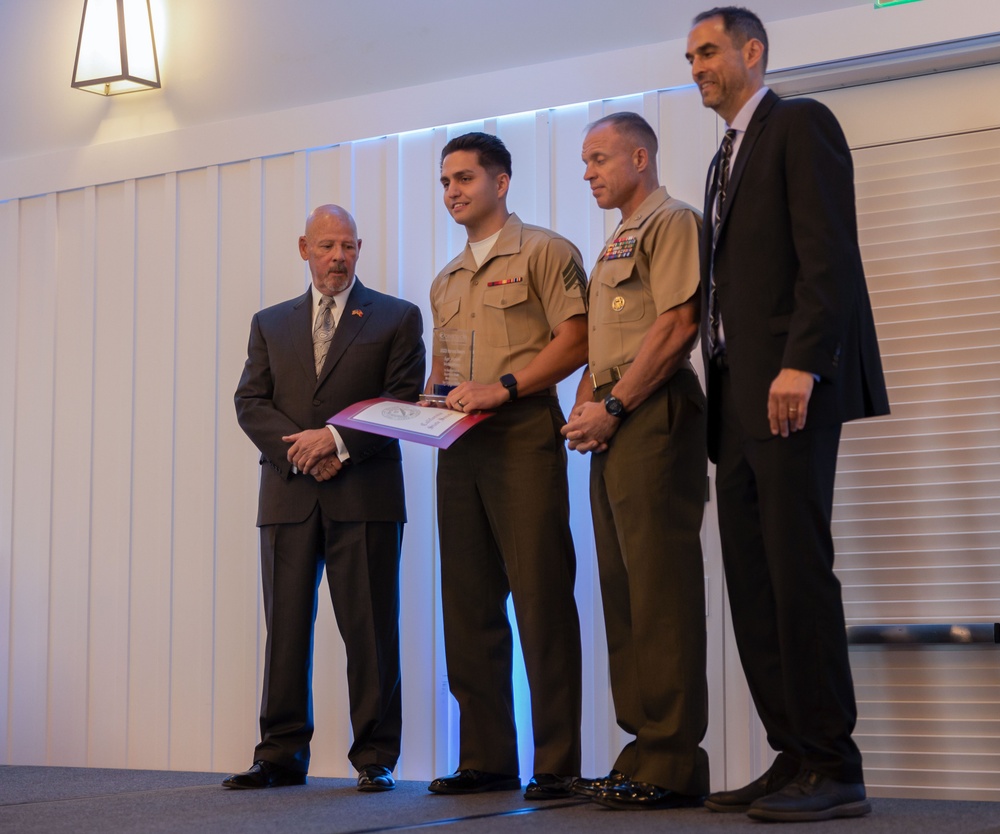 Camp Pendleton Marines and Sailors recognized during Heroes of Oceanside and Camp Pendleton Luncheon