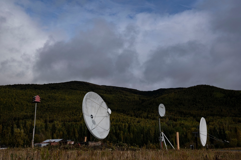 C-12F Hurons support Indian Mountain Long Range Radar Station