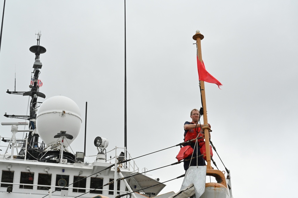 US Coast Guard Cutter Forward returns home following 78-day deployment in the North Atlantic Ocean