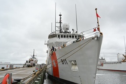 US Coast Guard Cutter Forward returns home following 78-day deployment in the North Atlantic Ocean