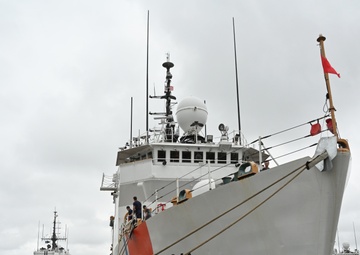 US Coast Guard Cutter Forward returns home following 78-day deployment in the North Atlantic Ocean