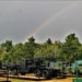 Rainbow over Fort McCoy's historic Commemorative Area