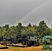 Rainbow over Fort McCoy's historic Commemorative Area