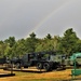 Rainbow over Fort McCoy's historic Commemorative Area