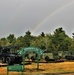 Rainbow over Fort McCoy's historic Commemorative Area