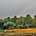 Rainbow over Fort McCoy's historic Commemorative Area