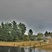 Rainbow over Fort McCoy's historic Commemorative Area