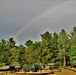 Rainbow over Fort McCoy's historic Commemorative Area