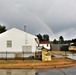 Rainbow over Fort McCoy's historic Commemorative Area