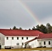 Rainbow over Fort McCoy's historic Commemorative Area