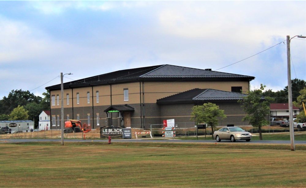 September 2023 construction operations of $11.96 million transient training brigade headquarters at Fort McCoy