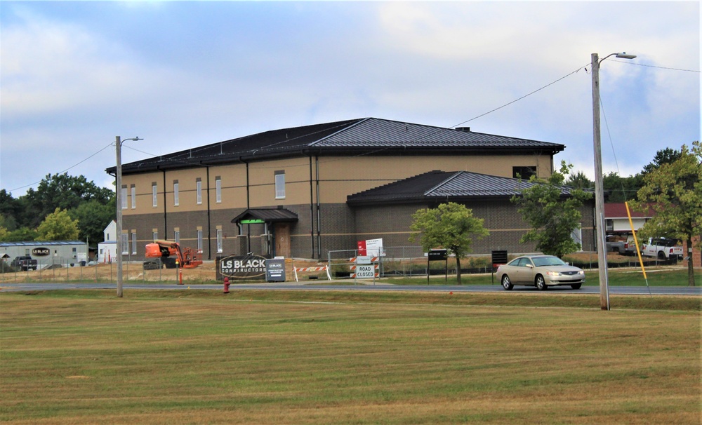 September 2023 construction operations of $11.96 million transient training brigade headquarters at Fort McCoy