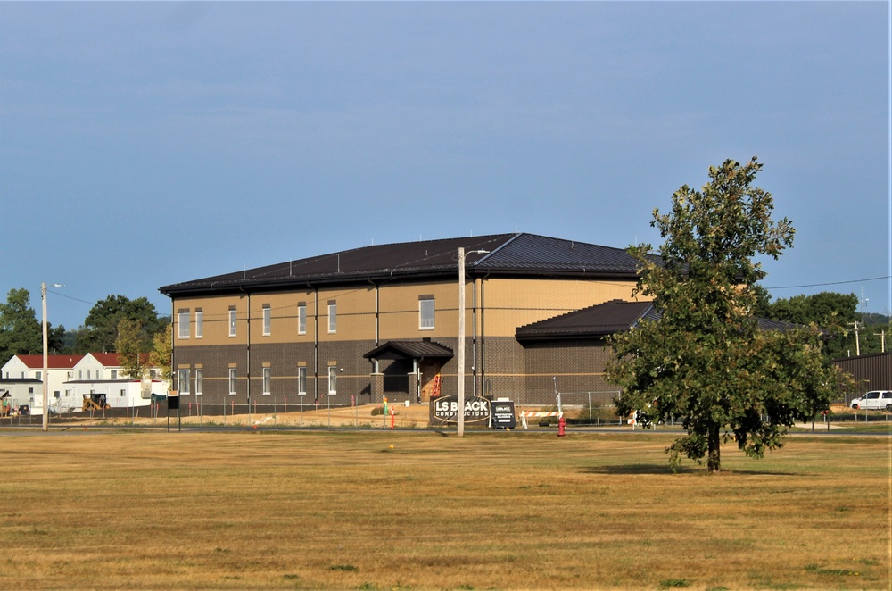 September 2023 construction operations of $11.96 million transient training brigade headquarters at Fort McCoy