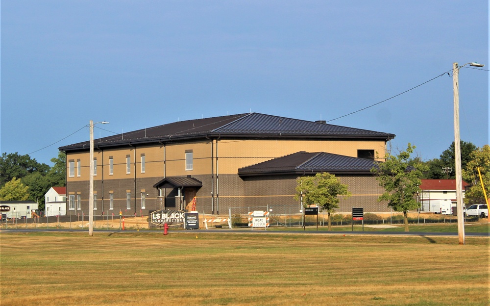 September 2023 construction operations of $11.96 million transient training brigade headquarters at Fort McCoy