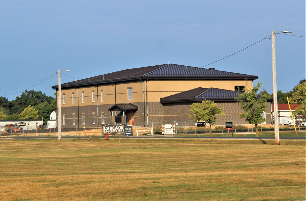 September 2023 construction operations of $11.96 million transient training brigade headquarters at Fort McCoy