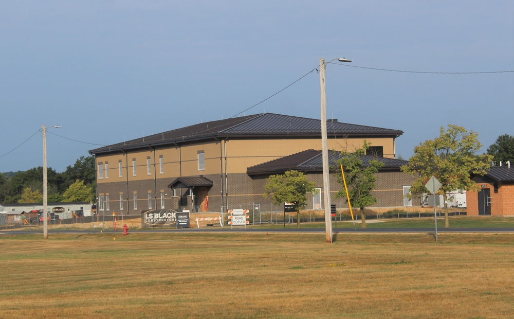 September 2023 construction operations of $11.96 million transient training brigade headquarters at Fort McCoy