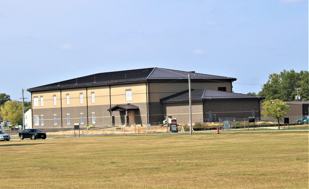 September 2023 construction operations of $11.96 million transient training brigade headquarters at Fort McCoy