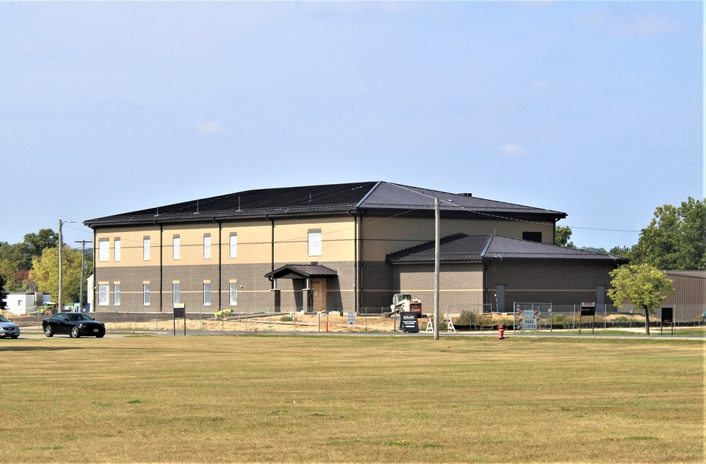 September 2023 construction operations of $11.96 million transient training brigade headquarters at Fort McCoy