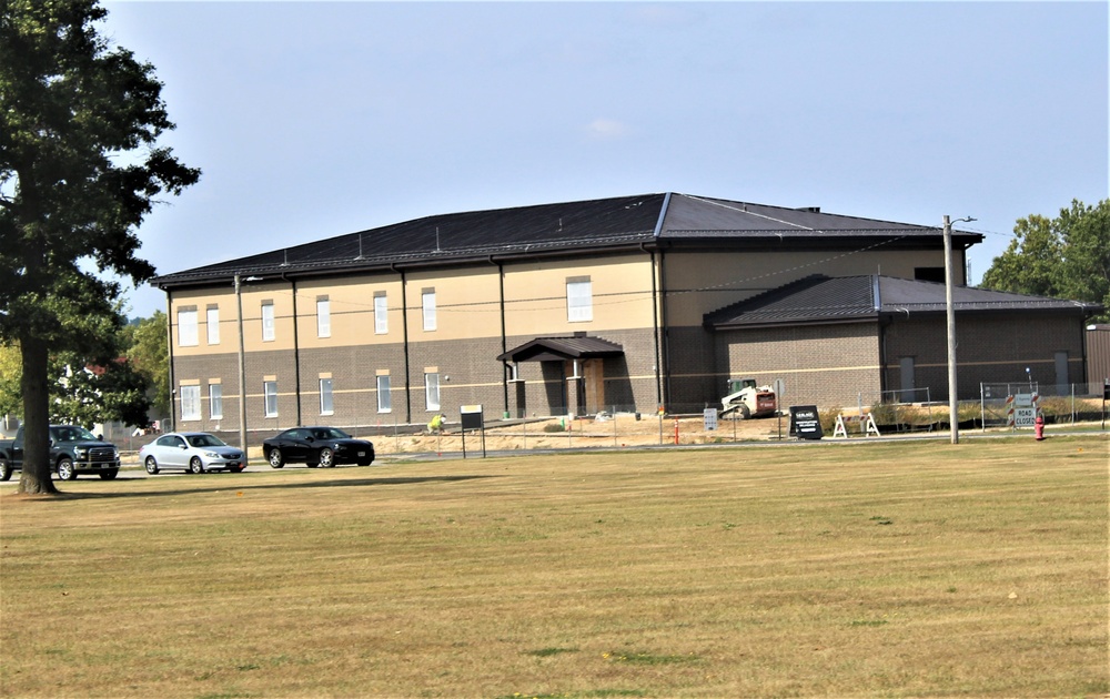 September 2023 construction operations of $11.96 million transient training brigade headquarters at Fort McCoy