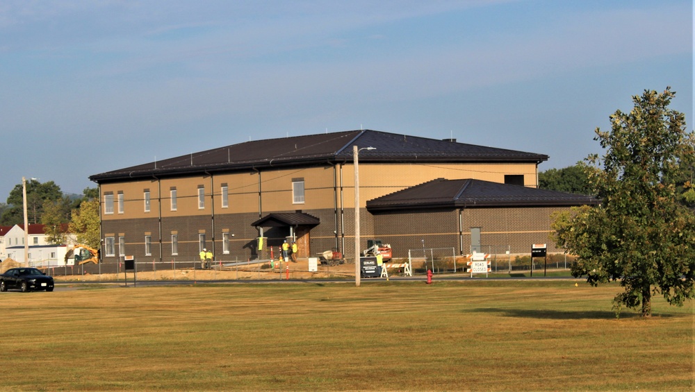 September 2023 construction operations of $11.96 million transient training brigade headquarters at Fort McCoy