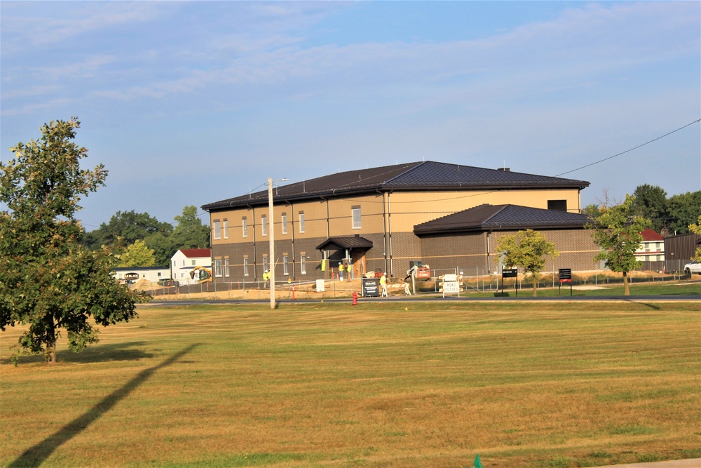 September 2023 construction operations of $11.96 million transient training brigade headquarters at Fort McCoy