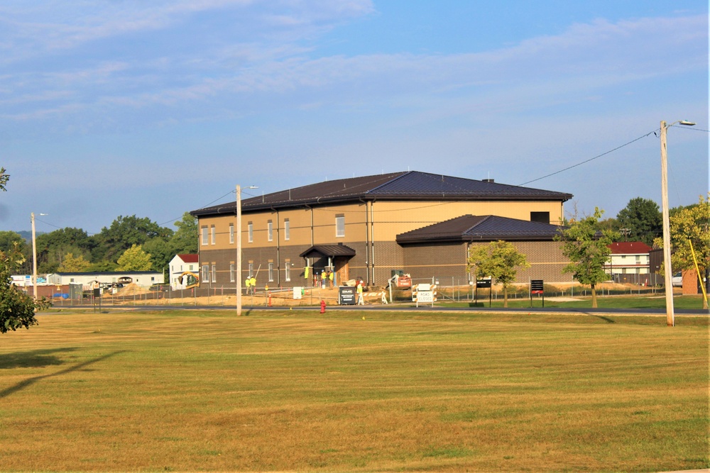 September 2023 construction operations of $11.96 million transient training brigade headquarters at Fort McCoy