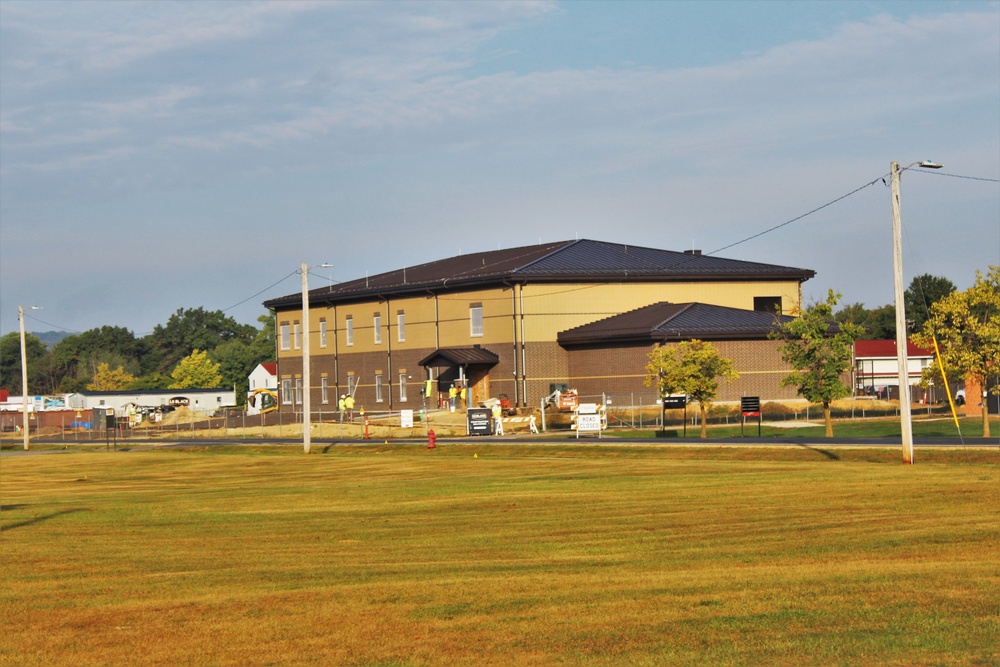 September 2023 construction operations of $11.96 million transient training brigade headquarters at Fort McCoy