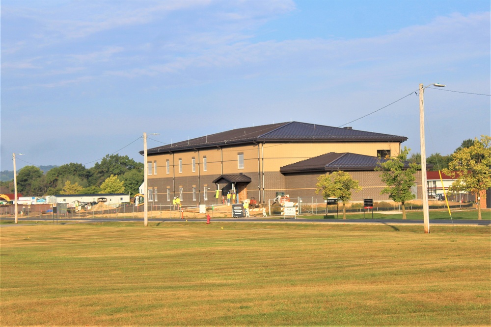 September 2023 construction operations of $11.96 million transient training brigade headquarters at Fort McCoy