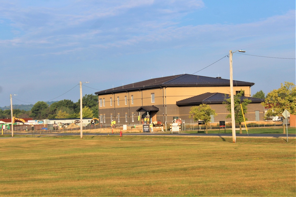 September 2023 construction operations of $11.96 million transient training brigade headquarters at Fort McCoy