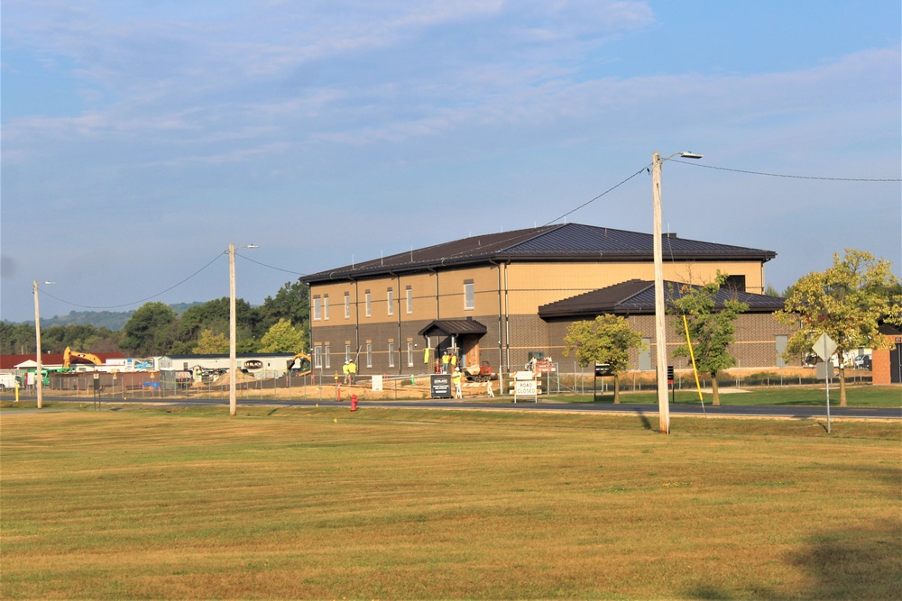 September 2023 construction operations of $11.96 million transient training brigade headquarters at Fort McCoy