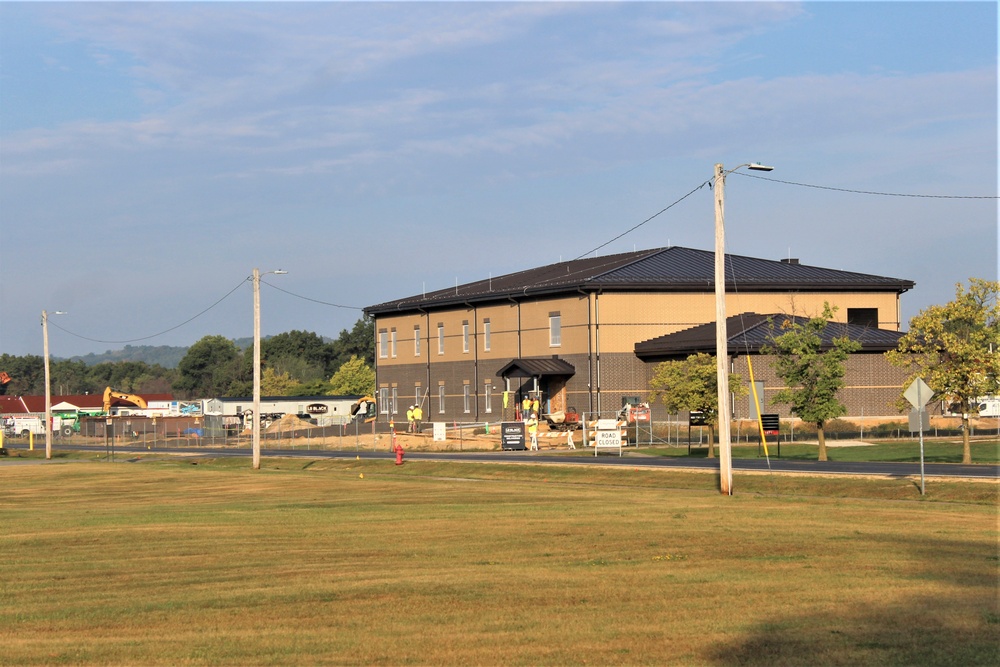 September 2023 construction operations of $11.96 million transient training brigade headquarters at Fort McCoy