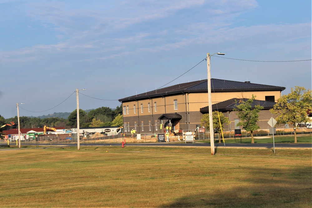 September 2023 construction operations of $11.96 million transient training brigade headquarters at Fort McCoy