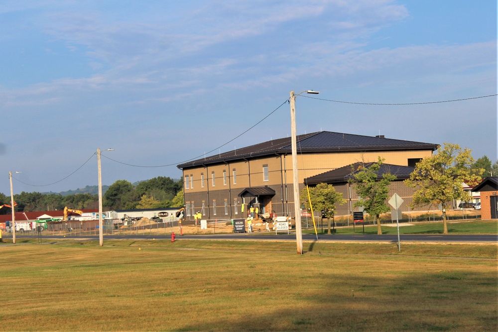 September 2023 construction operations of $11.96 million transient training brigade headquarters at Fort McCoy