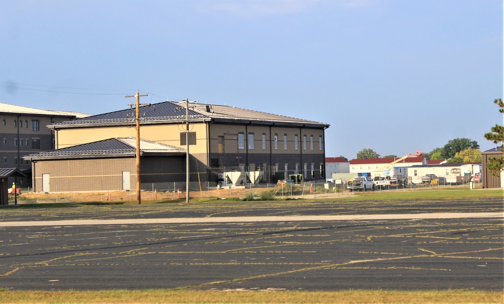 September 2023 construction operations of $11.96 million transient training brigade headquarters at Fort McCoy