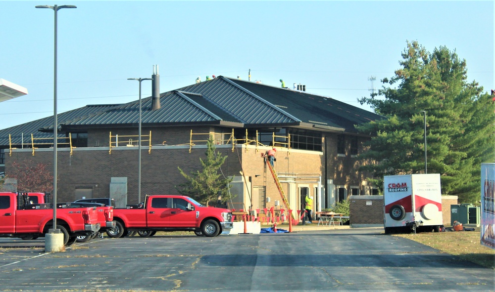 Army Corps of Engineer-led project underway for new roofing at building at Fort McCoy