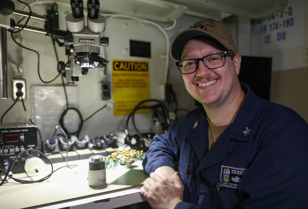 West Palm Beach, Florida Native Serves Aboard USS Dewey While Conducting Operations in the Philippine Sea