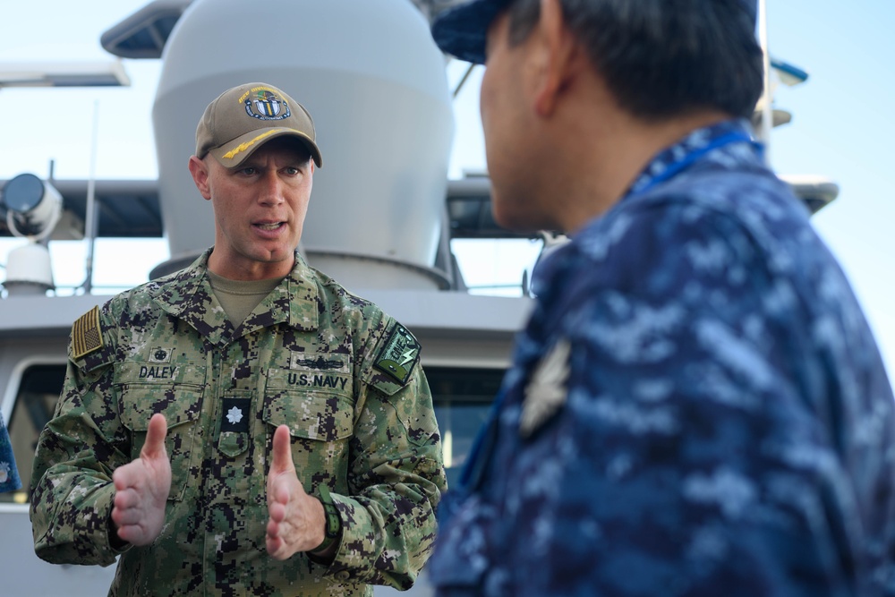 JMSDF Tours Unmanned Surface Vessel Ranger