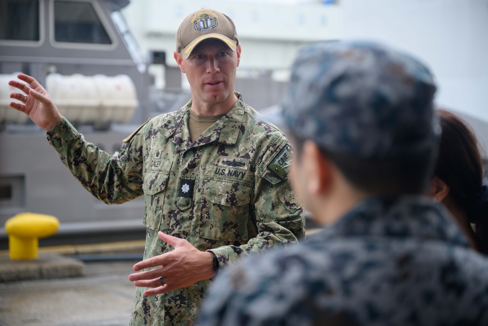 JMSDF Tours Unmanned Surface Vessel Ranger