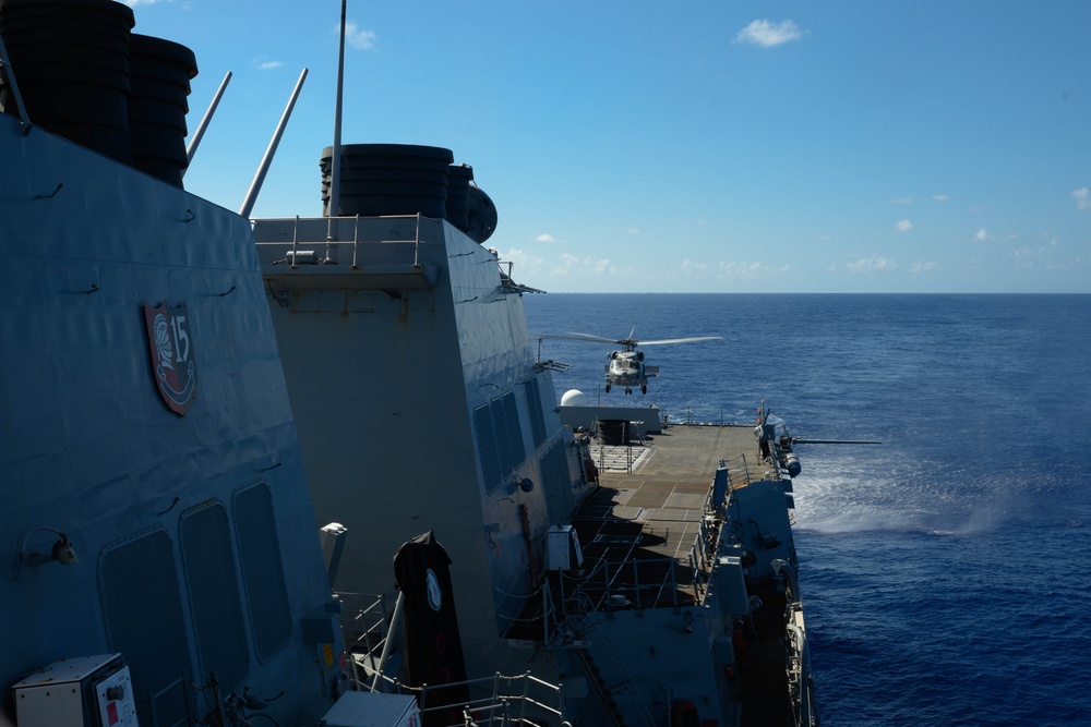 USS Shoup Conducts Routine Operations