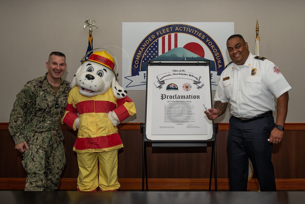 CFAY Fire Prevention Week Proclamation Signing