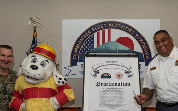 CFAY Fire Prevention Week Proclamation Signing