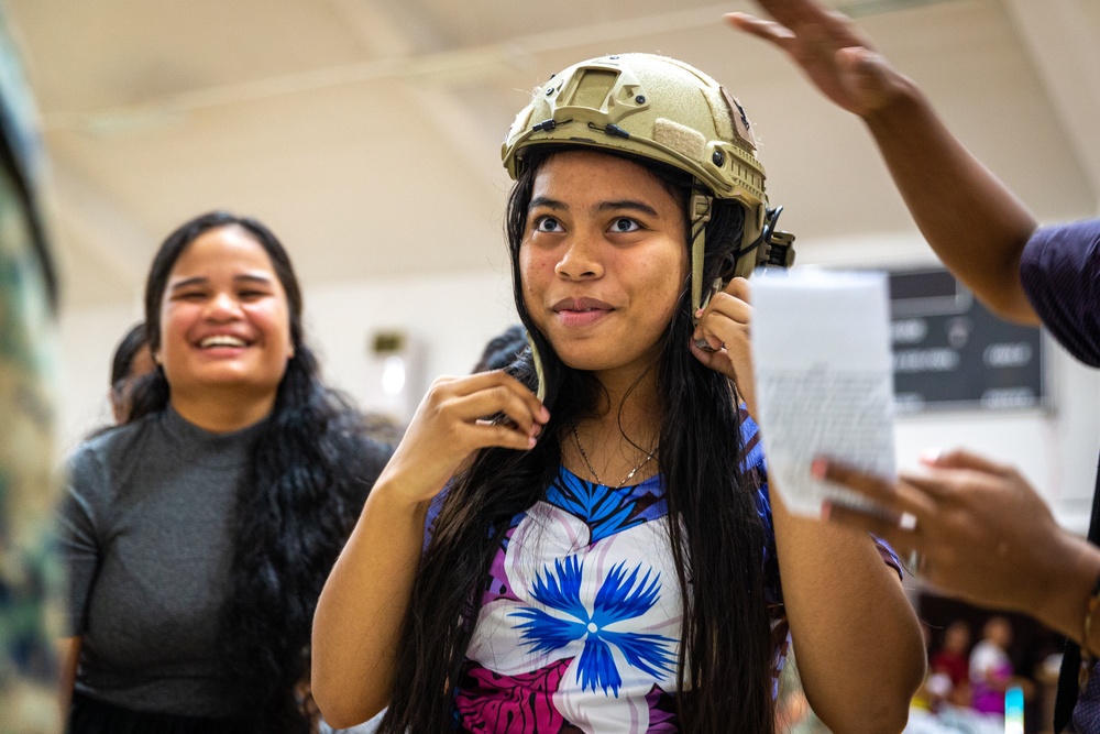 KM23: Chuuk High School Recruiting Event