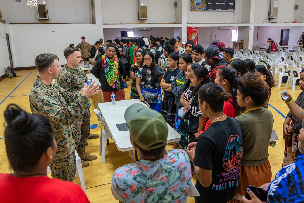 KM23: Chuuk High School Recruiting Event