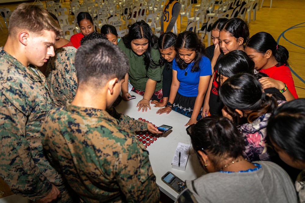 KM23: Chuuk High School Recruiting Event