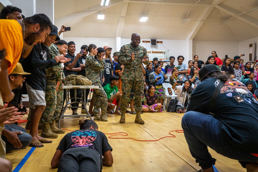 KM23: Chuuk High School Recruiting Event