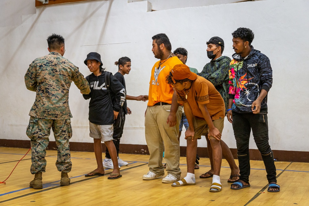 KM23: Chuuk High School Recruiting Event