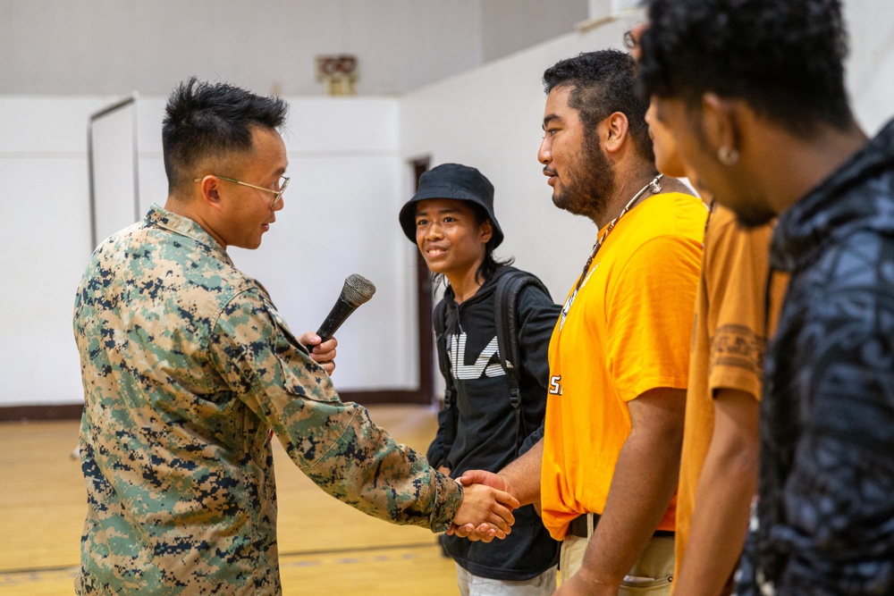 KM23: Chuuk High School Recruiting Event