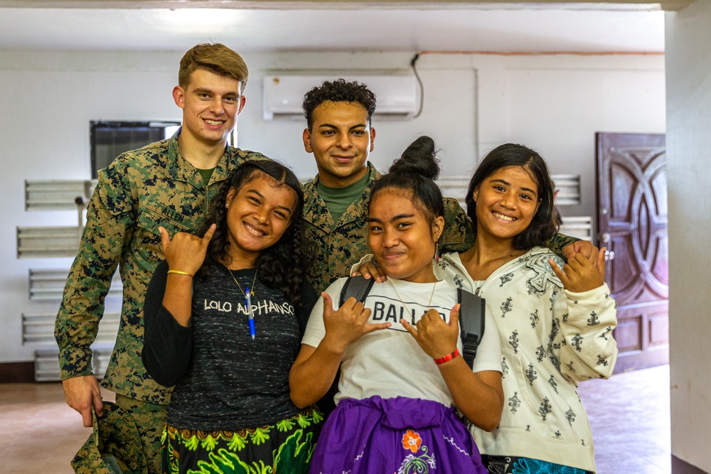 KM23: Chuuk High School Recruiting Event