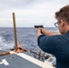 USS Ralph Johnson conducts gun shoot